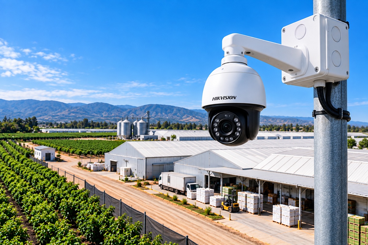 Cobertura de seguridad en planta agroindustrial